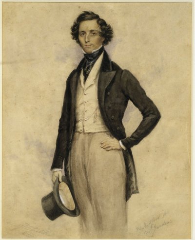 Ritratto di Felix Mendelssohn Bartholdy da James Warren Childe