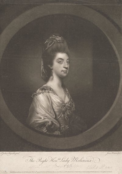 Isabella Molyneux (nata Stanhope), Contessa di Sefton da James Watson