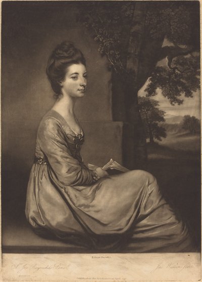 Jemima Contessa Cornwallis da James Watson after Sir Joshua Reynolds