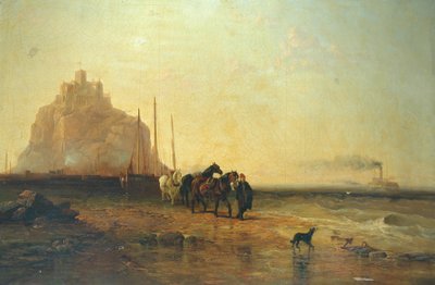 Sera al largo di St Michaels Mount, 1855 da James Webb