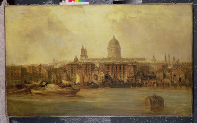 Il Tamigi vicino a Blackfriars da James Webb