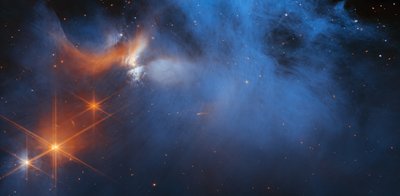 Nube Molecolare Chamaeleon I da James Webb Space Telescope (NASA)