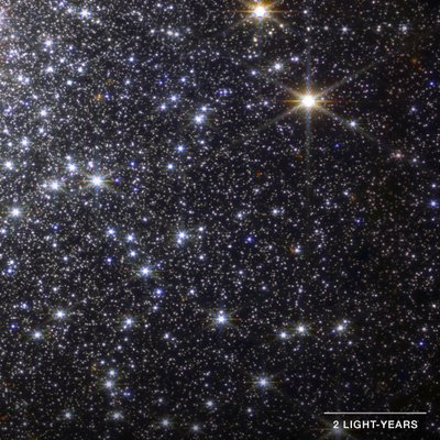 Ammasso Globulare M92 (dettaglio) da James Webb Space Telescope (NASA)