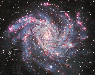 NGC 6946 da James Webb Space Telescope (NASA)