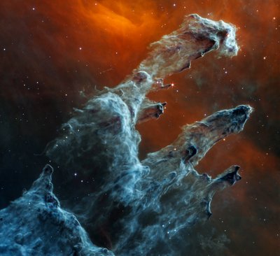 Pilastri della Creazione da James Webb Space Telescope (NASA)