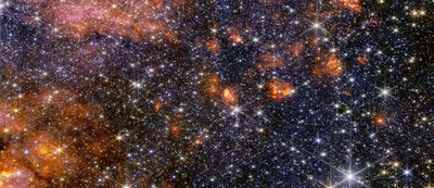 Sagittarius B2 (immagine NIRCam) da James Webb Space Telescope (NASA)