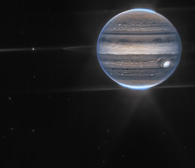 Immagini di Giove di Webb mostrano Aurore, Foschie da James Webb Space Telescope (NASA)