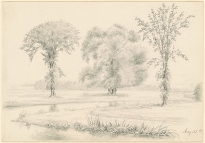 Paesaggio con Tre Alberi da James Wells Champney