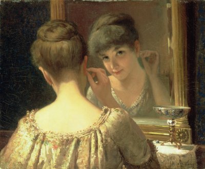 La civetta, c.1885 da James Wells Champney