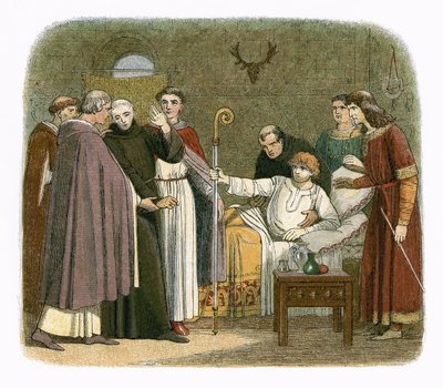 Anselmo nominato arcivescovo di Canterbury da Guglielmo II da James William Edmund Doyle