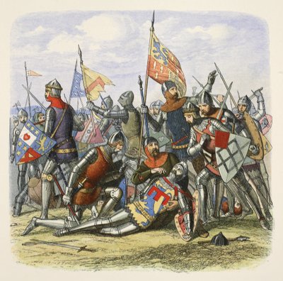 Morte di Hotspur, Sir Henry Percy, da A Chronicle of England BC 55 to AD 1485, pub. Londra, 1863 da James William Edmund Doyle
