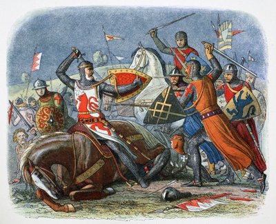 Morte di Simone di Montfort, Battaglia di Evesham, Worcestershire da James William Edmund Doyle