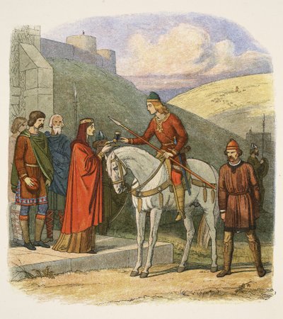 Edoardo assassinato a Corfe, 18 marzo 978, da Una cronaca d