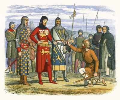 La testa di Gaveston mostrata al conte di Lancaster da James William Edmund Doyle