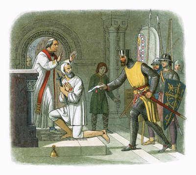 Hubert portato via dal santuario di Boisars da James William Edmund Doyle