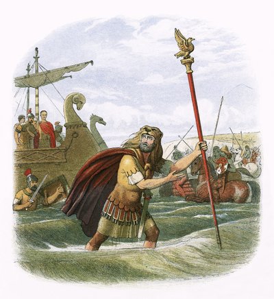 Tentativo di invasione di Giulio Cesare nel 55 a.C. da James William Edmund Doyle