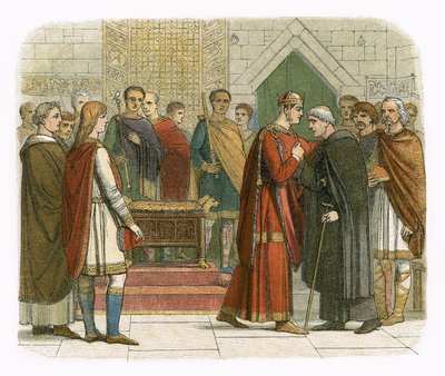 Il re Guglielmo I rende omaggio ai leader inglesi da James William Edmund Doyle