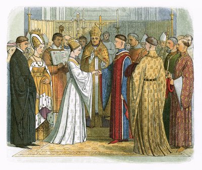 Matrimonio di re Enrico V e Caterina di Francia da James William Edmund Doyle