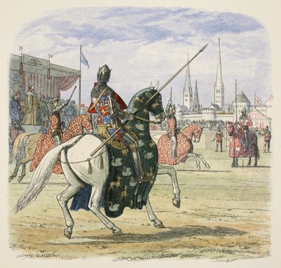 Riccardo II ferma il duello tra Hereford e Norfolk, da Una cronaca d