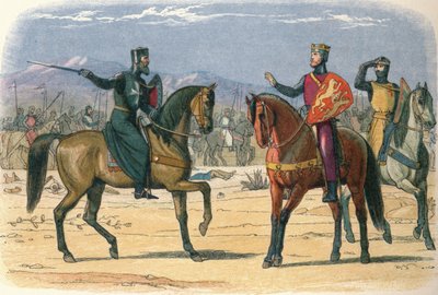 Riccardo e il Maestro di San Giovanni, 1191, 1864 da James William Edmund Doyle