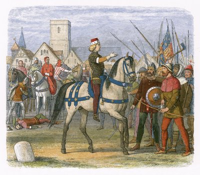 Richard assume il comando dei ribelli nella Rivolta dei contadini da James William Edmund Doyle
