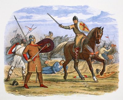 Roberto, Duca di Normandia, catturato nella Battaglia di Tinchebraye, Normandia, 1106 1864 da James William Edmund Doyle
