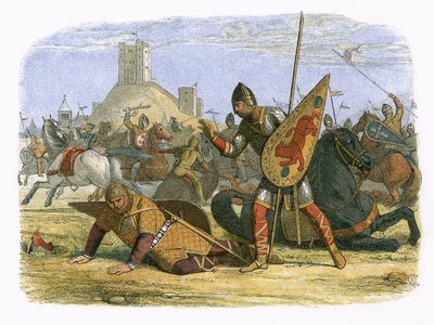 Robert ferisce suo padre, re Guglielmo I da James William Edmund Doyle