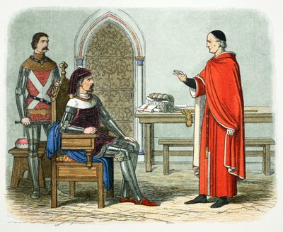 Sir William Gascoigne rifiuta di condannare un prelato o un pari, 1405 1864 da James William Edmund Doyle