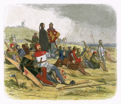 Gli inglesi aspettano i francesi a Crecy da James William Edmund Doyle