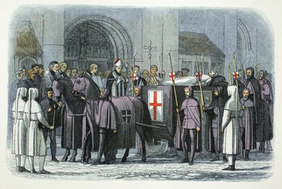 Il corpo di Riccardo II portato alla Cattedrale di San Paolo, Londra da James William Edmund Doyle
