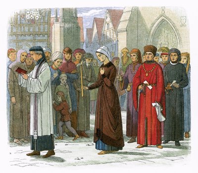 La duchessa di Gloucester fa penitenza da James William Edmund Doyle