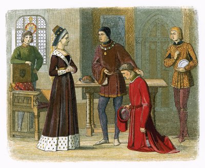 Il conte di Warwick si sottomette alla regina Margherita da James William Edmund Doyle