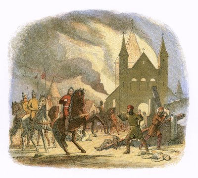 Guglielmo I riceve una ferita mortale a Mantes da James William Edmund Doyle
