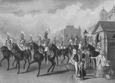 2nd Life Guards che cambiano la guardia, 1844 1909 da James William Giles