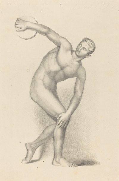 Discobolo, di Mirone da James William Giles after John Flaxman