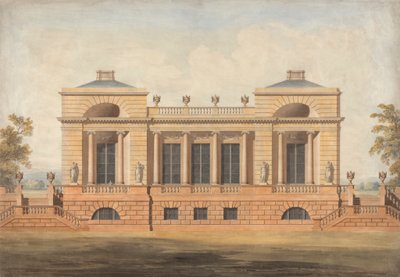 Progetto per una casa di campagna non identificata da James Wyatt