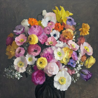 Bouquet floreale dai colori vivaci da James Zamora