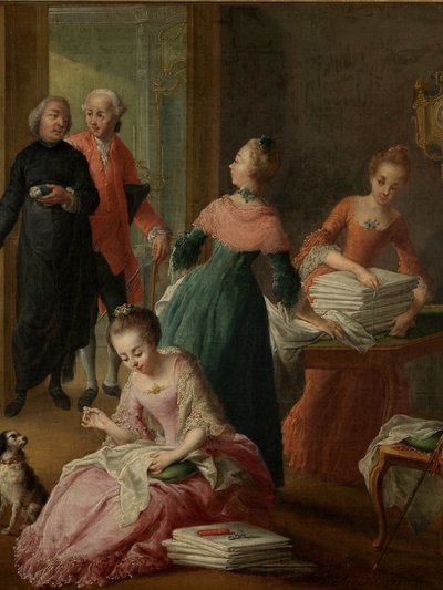 (dettaglio) Tè del pomeriggio da Jan Anton Garemyn