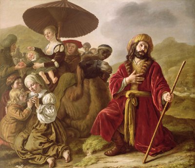 Giacobbe chiede perdono a Esaù da Jan (1620 76) Victors
