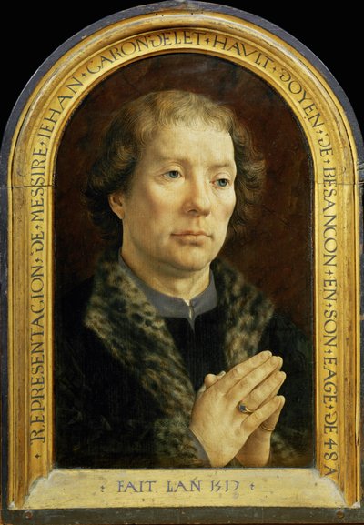 Dittico di Carondelet: Jean Carondelet ... da Jan (c.1472 c.1533) Gossaert