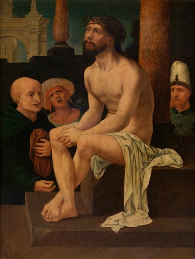 Cristo Seduto sulla Pietra Fredda da Jan (c.1472 c.1533) Gossaert