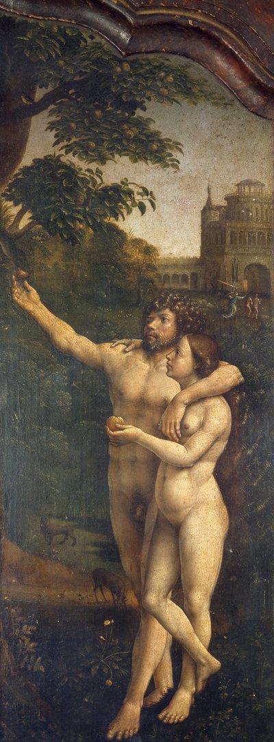 Adamo ed Eva, pannello posteriore del Trittico di Malvern da Jan (c.1472 c.1533) Gossaert