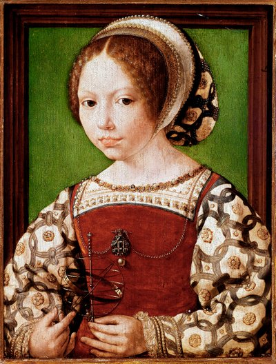 Ritratto di una giovane principessa, probabilmente Dorotea di Danimarca da Jan (c.1472 c.1533) Gossaert