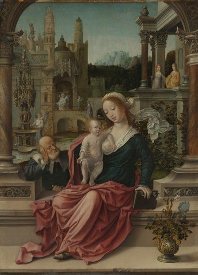 La Sacra Famiglia da Jan (c.1472 c.1533) Gossaert