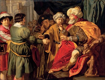 Giuseppe interpreta i sogni del Faraone da Jan (circle of) Tengnagel