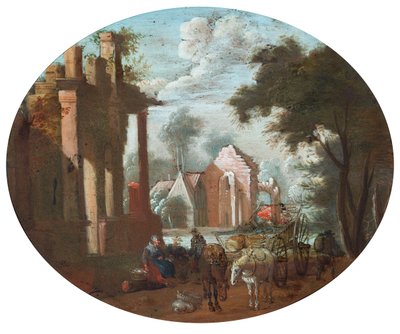 Castello in rovina da Jan (follower of) Brueghel