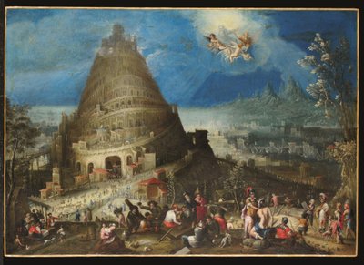 La Torre di Babele, c.1650 da Jan (follower of) Brueghel