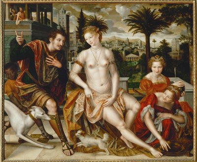 David e Bathseba ... da Jan (manner of) Massys