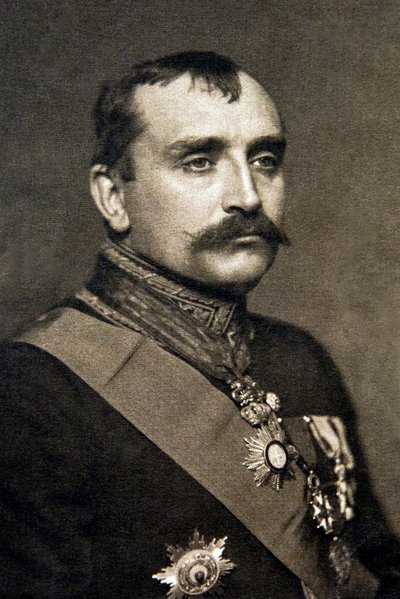 Paul Claudel in costume da console 1910 - fotografia di Jan Nepomuk Langhans da Jan (studio of) Langhans