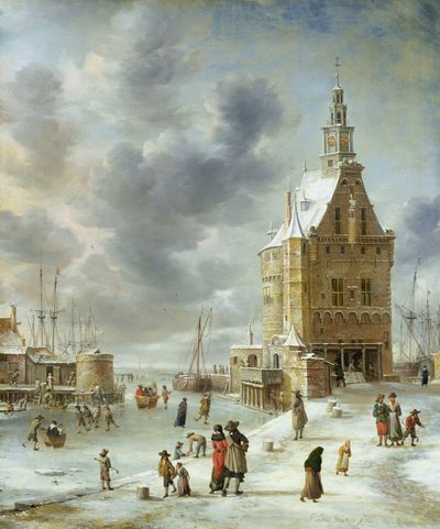 La Porta della Città di Hoorn da Jan Abrahamsz. Beerstraten
